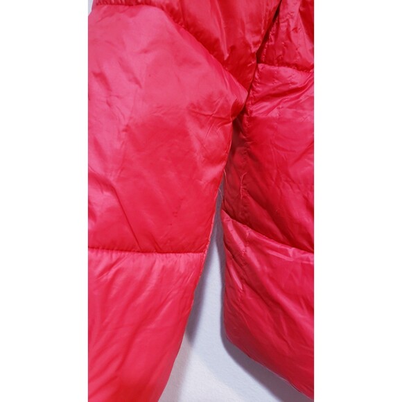 Boys Old Navy FF Puffer Jacket  Rubbie Red Size LG 14-16 - Picture 4 of 9